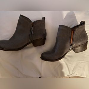 Lucky Brand, size 6, grey boots